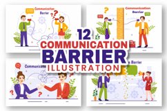 12 Communication Barrier Illustration Product Image 1