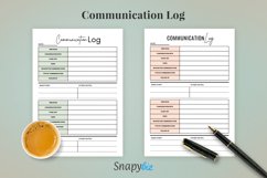 Communication Log | Call Tracker | Daily Call Log Product Image 4