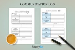 Communication Log | Call Tracker | Daily Call Log Product Image 8