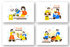 10 Community Gardening Illustration Product Image 3