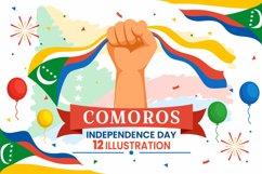 12 Comoros Independence Day Illustration Product Image 1
