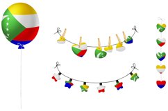 National, Patriotic Party Bundle. Comoros Product Image 2