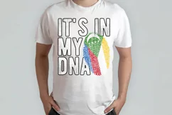 It's in my DNA Comoros Flag Fingerprint PNG Sublimation Product Image 2