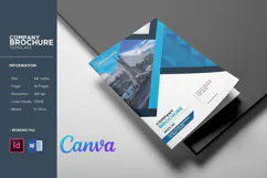 Professional company profile brochure template ideal for showcasing business services, mission, and achievements. Fully editable design perfect for corporate presentations and client meetings.