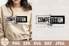 Competition Mode SVG PNG, Cheer Shirt, Cheerleader Svg Product Image 2