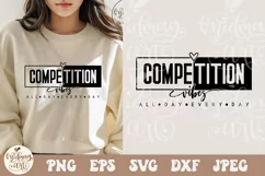 Competition vibes SVG PNG, Cheer Svg, Cheerleader Png Svg Product Image 1