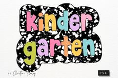 Composition Kindergarten PNG | Back To School PNG Product Image 1