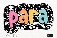 Para Composition School PNG | Back To School PNG Product Image 4
