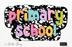 Composition Primary School PNG | Back To School PNG Product Image 1