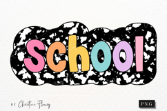 Composition School PNG | Back To School PNG Product Image 1
