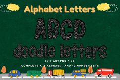 Composition Notebook Alphabet Back To School Doodle Letters Product Image 1