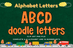 Composition Notebook Alphabet Back To School Doodle Letters Product Image 1