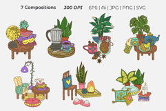 Hygge Scene Creator Modern Line Art Illustrations Bundle Product Image 9