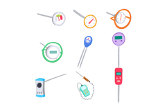 compost thermometer set cartoon Product Image 1