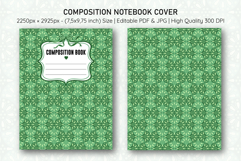Ogee Pattern Compostion Notebook Cover Product Image 1