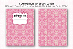 Ogee Pattern Compostion Notebook Cover | Notebook Cover Product Image 1