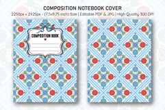 Folk Flower Composition Notebook Cover | Notebook Cover Product Image 1