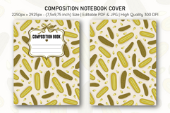 Pickle Compostion Notebook Cover | Notebook Cover Product Image 1