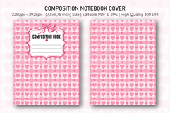 Heart Composition Notebook Cover | Notebook Cover Product Image 1