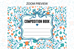 Floral Compostion Notebook Cover | Notebook Cover Product Image 2