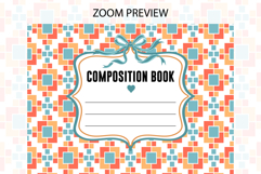 Moroccon Compostion Notebook Cover | Notebook Cover Product Image 2