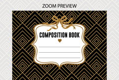 Luxury Geometric Compostion Notebook Cover | Notebook Cover Product Image 2