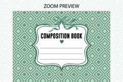 Geometric Compostion Notebook Cover | Notebook Cover Product Image 2
