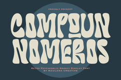 Compoun Nomeros Retro Psychedelic Groovy Display Product Image 1