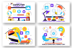 10 World Computer Literacy Day Illustration Product Image 2