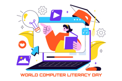 10 World Computer Literacy Day Illustration Product Image 4