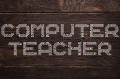 Technology teacher svg IT teacher svg Computer teacher svg Product Image 3