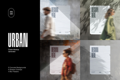 Concrete Wall Poster Mockup Product Image 1