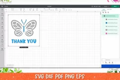 Thank You Confetti Shaker Card, Thank You Card SVG Product Image 2