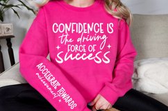 Confidence Is The Driving Sleeve SVG, Self Confidence SVG Product Image 2