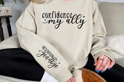 Confidence my ally Sleeve SVG Product Image 3