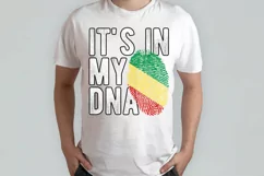 It's in my DNA Congo Flag Fingerprint PNG Sublimation Product Image 2