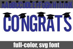 Congrats Color Font Product Image 2