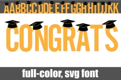 Congrats Color Font Product Image 3