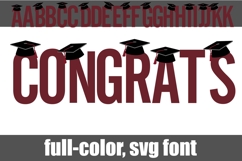 Congrats Color Font Product Image 7