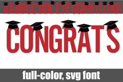 Congrats Color Font Product Image 6
