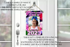Cheerleader Class of 2023 Graduation Garden Flag Sublimation Product Image 3