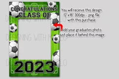 Soccer Class of 2023 Graduation Garden Flag Sublimation Product Image 2