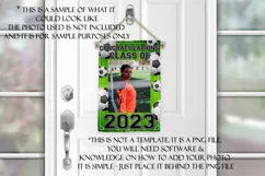 Soccer Class of 2023 Graduation Garden Flag Sublimation Product Image 3