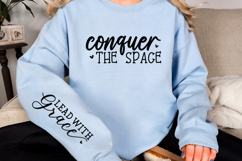 Conquer the space Sleeve SVG Product Image 3