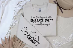 Live Boldly In Faith Embrace Sleeve SVG, Christian SVG Product Image 3