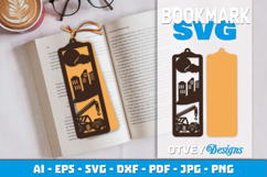 Construction Bookmark Paper Cut Product Image 1