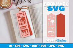 Construction Bookmark Paper Cut Product Image 1