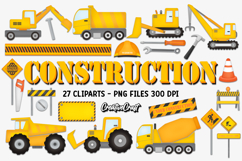 Construction Digital Paper and Clipart png, tool clipart Product Image 3