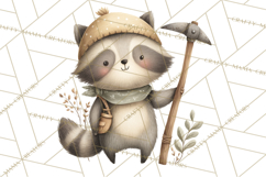 Construction Animals Clipart, Cute Critters, PNG Clip Art Product Image 3