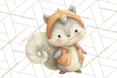 Construction Animals Clipart, Cute Critters, PNG Clip Art Product Image 3